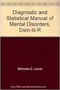 Diagnostic and Statistical Manual of Mental Disorders, Dsm-Iii-R