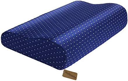 Neck Support Pillows for Sleeping Firm Snoring Neck Pillow Side Sleeper Extra Firm Memory Foam Pillow Contour Cervical Pillow for Neck Pain and Shoulder Chiropractic Bamboo Orthopedic