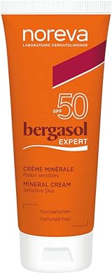 Noreva Bergasol Expert Mineral Cream SPF50 40ml High Protection Sunscreen view 1