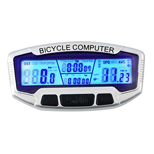 MqbY ABS Wired LCD Display Bicycle Bike Cycling Computer Odometer Speedometer Stopwatch Velometer SD-558A