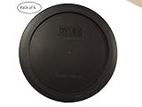 Pyrex 7201-PC 4 Cup Round Storage Cover for Glass Bowls (6, Black)