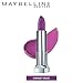 Maybelline New York Color Sensational Purple Lipstick Matte Lipstick, Vibrant Violet, 0.15 oz