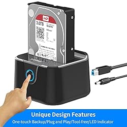 GODO Single Hard Drive Docking Station USB 3.0 to