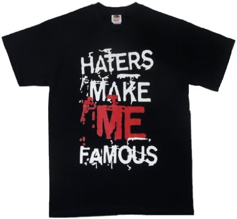 Shore Store Authentic Jersey Shore Haters Make Me Famous T-Shirt Xlarge Black 443
