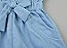 OWIKAR Baby Girls Rompers Lace Denim Vest Shorts Boat Neck Summer Dress,3-4T,100