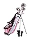 Precise X7 Kids Golf Clubs Set for Ages 3-5, 6-8, 9-12 | Right/Left Hand Girls & Boys Golf Clubs with Lightweight Graphite Shafts, Hybrid & Stand Bag