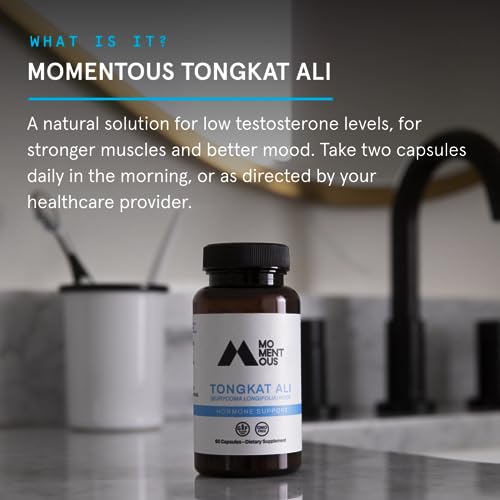 Momentous Tongkat Ali Natural Performance Supplement For Health And