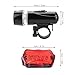 5LEDs Bike Headlight and Taillight Combination Speedometer Accessories Set Mountain Biking, Road Cycling,Night Ridingthumb 2