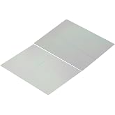 PATIKIL 9.7" Polarized Film Sheets, 2 Pack Adhesive Polarizer Linear Polarizing Filter 20x15.2cm for Screen Photography Lighting, 0/90 Degree