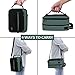 Expandable Insulated Lunch Bag, Leakproof Flat Lunch Cooler Tote with Shoulder Strap for Men and Women, Suitable for Work & Office by Tirrinia, Grey