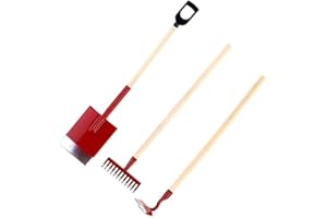 Simulation Shovel Mini Gardening Tools,Garden Hand Tools,Miniature Gardening Rake Trowel and Shovel Micro Fairy Dollhouse Sce
