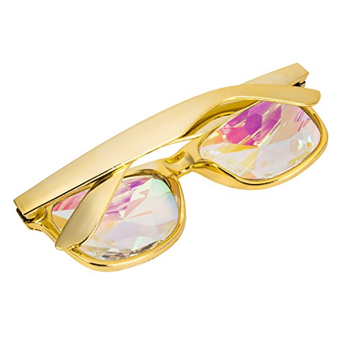 Careonline Festivals Kaleidoscope Glasses Rainbow Prism Sunglasses Goggles