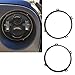 AWANTA TJ Retaining Ring Headlight Mounting Barckets for 1997-2006 TJ Wrangler