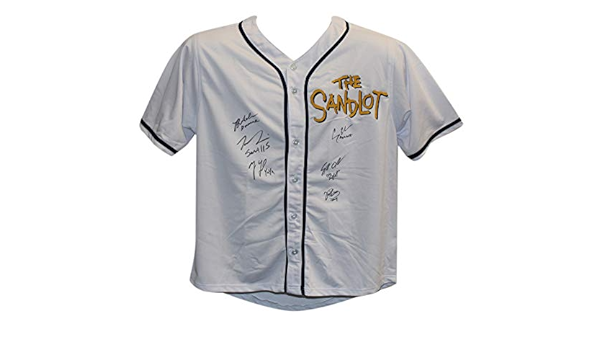 sandlot signed jersey