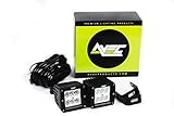 2x Avec 18w Cube Work Light - Flood Beam LED Kit w/ Wiring Harness 2520 lm Cree LED Flood Driving Fog Light LED Work Light Bar Mounting Bracket for SUV Boat 4 x 4 Jeep Lamp dually 18w Cubes