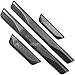EVMTAWD Stainless Car Door Sill Scuff Plate Kick Pedal Protectors for Hyundai KONA 2018-2022