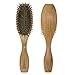 VAMIX Natural Wooden Green Sandalwood Hair Brush - No Static Detangling Scalp Cushion Massage Hair Comb