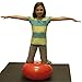 CANDO - 30-1955 CanDo Donut Exercise, Workout, Core Training, Swiss Stability Ball for Yoga, Pilates and Balance Training in Gym, Office or Classroom. Blue, 85 cm W x 45 cm