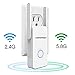 【2019 Upgraded】 WiFi Range Extender Up to 1200 Mbps Dual Bands with 2.4GHz and 5.8GHz Repeater WiFi Extenders Signal Booster Works with Any Router