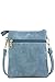 Isabelle Functional Multi Pocket Crossbody Bag (Blue Grey)
