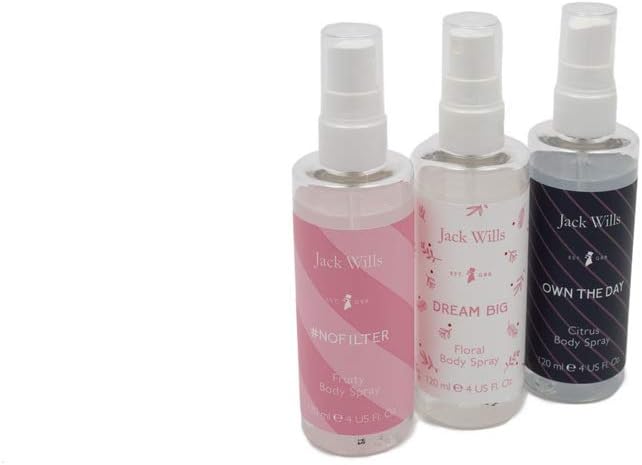 Jack Wills Ladies Body Spray Trio 3x 120ml Citrus/Floral/Fruity, 120 ml (Pack of 3) - Image 3