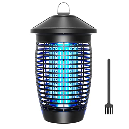 PALONE Bug Zapper Lamp 4500V 20W Light Electric Shock Pest, Electronic Bug Zapper Electric Shock Pest, Plug-in Bulbs Used in Homes,Gardens, Suitable for Indoor and Outdoor Waterproof