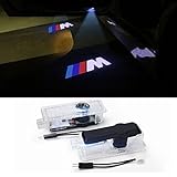 2 Pieces of Car Door LED Logo Projector Ghost Shadow Welcome Lights Easy Installation for BMW