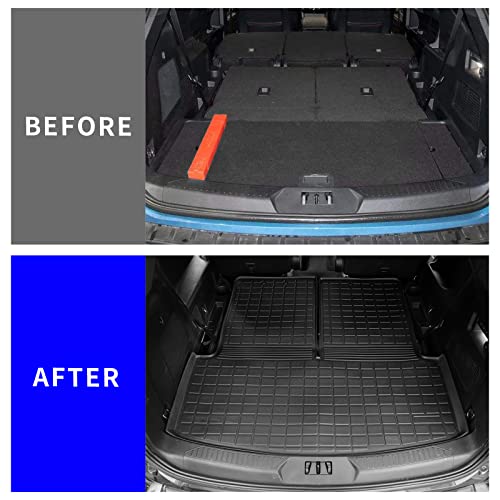 Rongtaod Fit 20202023 Ford Explorer 6&7 Passenger Trunk Mat Cargo Mat