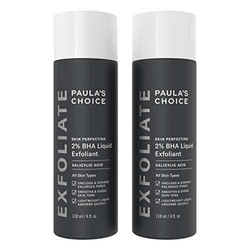 Paula's Choice Limited Edition Glowing Skin Duo - Skin Perfecting 2% BHA Liquid Salicylic Acid Facial Exfoliant Gift Set for Blackheads, Large Pores & Wrinkles - Kit Includes 2 Full Size Bottles