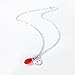 Simulated Birthstone Necklace Swarovski Elements Crystal Teardrop Pendant Jewelry for Women