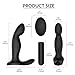 PHANXY® Remote Vibrator Clitoris and G-Spot Stimulator Vibrate Masturbation Dildo Toys for Adult, Wearable Sex Toy with 9 Speeds Vibrarting Wand Magnetic Rechargeable Silicone Anal Vagina Massager