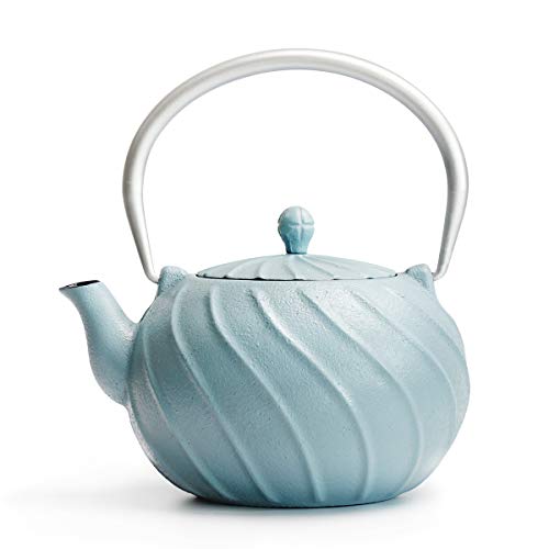 Tea Kettle, TOPTIER Japanese Cast Iron Teapot with Stainless Steel