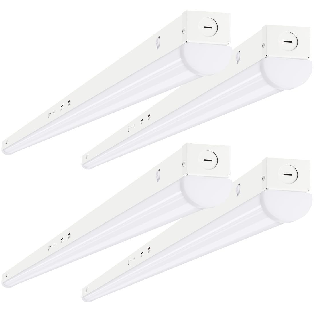 Photo 1 of Bekada 8FT LED Linear Light Fixtures, 90/70/60W & 35/40/5000K CCT Adjustable, 8’ Linear Shop Lights for Workshop, Office, Garage, 8Feet Commercial Bay Lighting, 4Pack