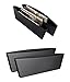 Caddy Catcher and Car Seat Organizer By Brandwhite; - Extra Durable Side Gap Pocket For Wallet, Phones, Maps, Cash & Glasses-Spacious, Best Car Storage (Pack Of 2)