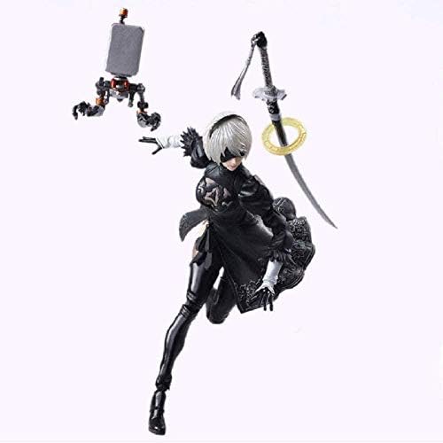 おもちゃの像 アクションフィギュアポリ塩化ビニールのおもちゃコレクション人形アニメ漫画のモデル14センチメートルの箱を戦うアニメのアクションフィギュアニーアオートマトンyorha第2タイプb 2b Fofrott Cznelb Ru