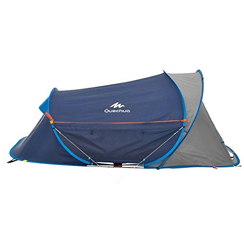 Quechua Waterproof Pop Up Camping Tent 2 Seconds XL AIR II, 2 Man The