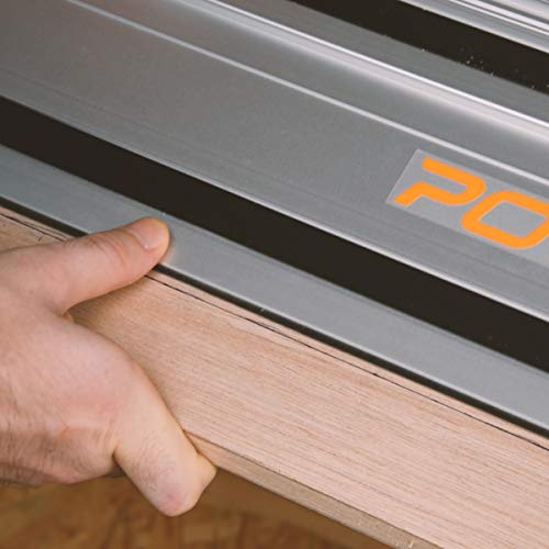 POWERTEC 71153 Track Saw Guide Rail for Makita or Festool Track Saws 55” Guide For Perfect