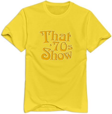 That '70s Show Logo Geek Casual Yellow T Shirt For Adult Size XXL
