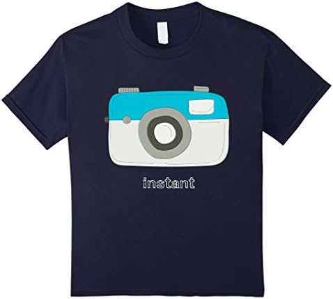 Kids Instant Camera - T-shirt 12 Navy