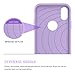 BENTOBEN Phone Case Compatible with iPhone Xs Case Protective Slim Shockproof Hard PC Flexible TPU Rugged Phone Cases for Girls Women, Purple/Lavender
