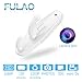 FULAO Spy Clothes Hook Cam Full HD Covert 1280p Recorder Camera White