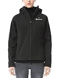 ORORO Women's Slim Fit Heated Jacket with Battery Pack and Detachable Hood