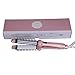 VAV Ceramic Negative Ions Hair Curler/Hot Brush/Hair Straightener Travel Multi-use Hair Styling Iron Dual Voltage Adjustable Temperature Auto Shut-off Pink