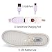 TUTUYU Boys and Grils 11 Colors LED Light Up Shoes High Top Fashion Flashing Sneakers (US6(Big Kid)=EUR39, Gold)