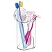 iDesign Plastic Suction Tumbler Cup and Bathroom Organizer for Mirror or Shower Storage – 3