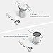 Sweese 2201 Tea Infuser Strainer With Lid + Spoon for loose leaf tea - 18/8 Stainless Steel