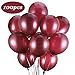 Latex Balloons, 100-Pack, 12-Inch Burgundy(Burgundy)