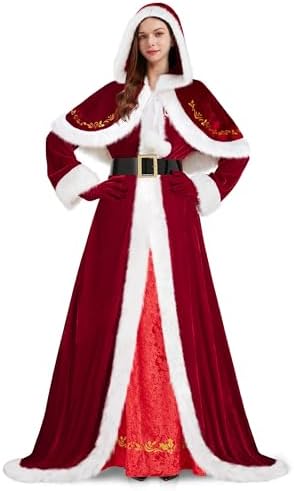 burgundy women's red santa ballet dress Red Santa Dress