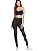 SweatyRocks Women's Cut Out Leggings Skinny Yoga Pants Runing Jogger Active Tight Pants Black L