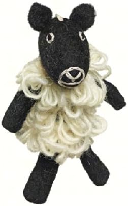 DZI Handmade Designs DZI482008 Sheep Woolie Fingerpuppet Ornament